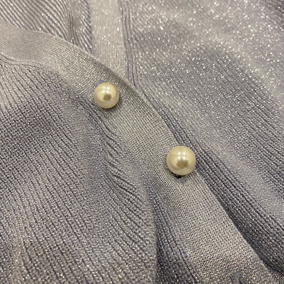 Vintage rulex cardigan with pearl button - Picture 3 of 3
